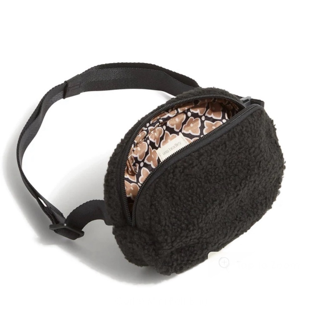 Vera Bradley Sherpa Mini Belt Bag in Moonless Night NWT